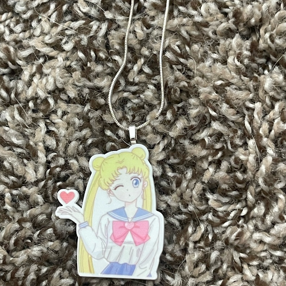 Anime Character Pendant Necklace